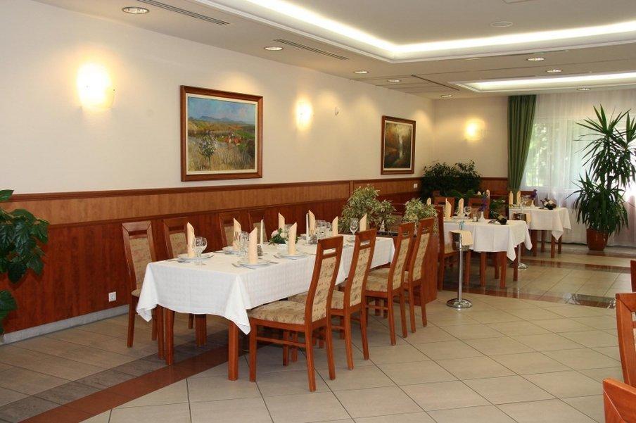 Garden Hotel Wellness Es Konferencia سولنوك المطعم الصورة